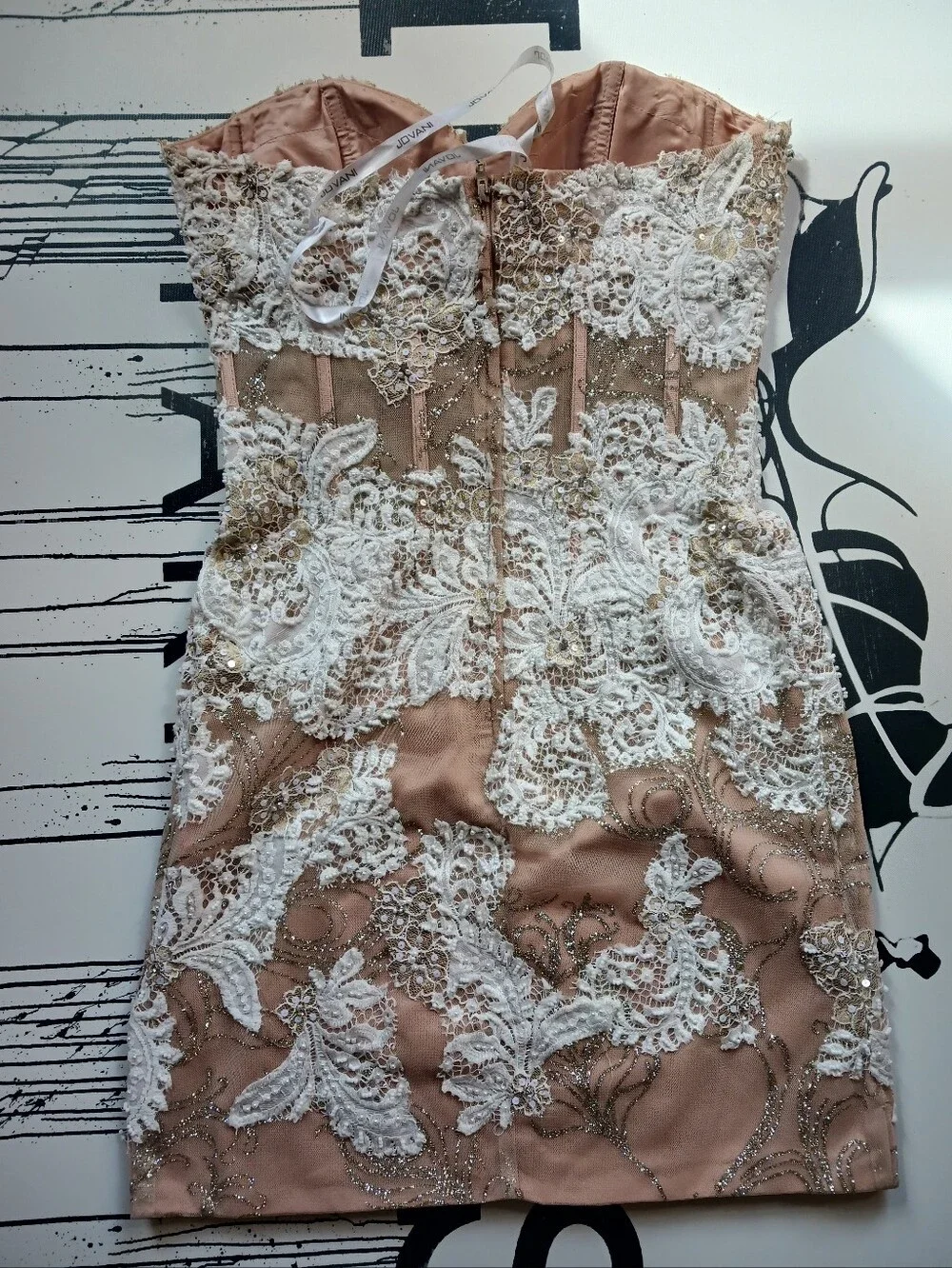 Jovani Mini Dress Size 2 - Picture 5 of 7